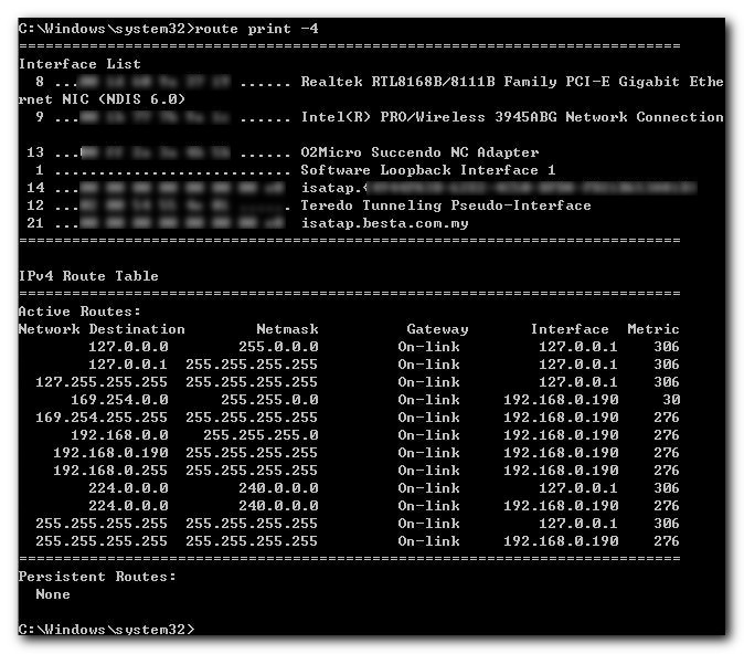vista系统不能上网,route命令来解决(图解)vista系统不能上网