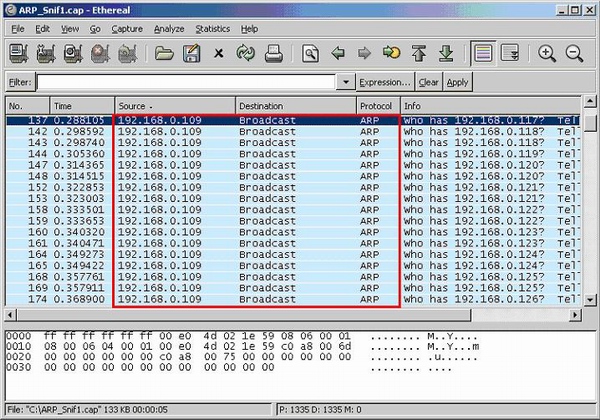 ������ж����Ķ�̨��������ARP����