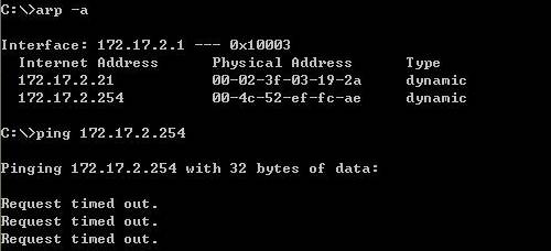 动态ARP检测测试经验