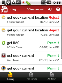手机软件Fancy Widget VS墨迹天气