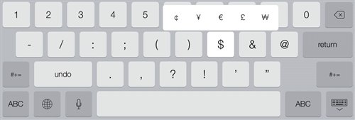 iOS7虚拟键盘隐藏功能介绍