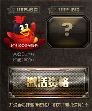 CF热浪淘沙掏出黄金枪活动 开通会员送黄金M4等网址