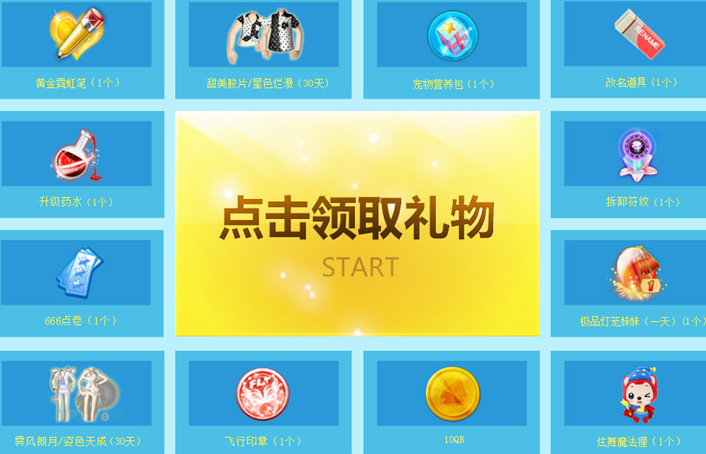 QQ炫舞来自星星的礼物活动 累计登录5天送腾羽幻翼等