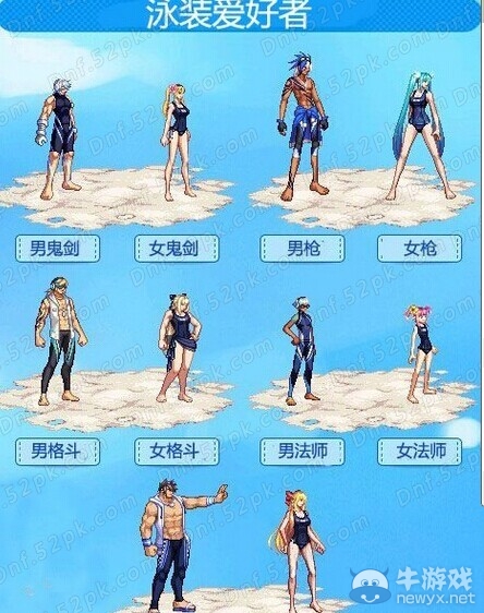 DNF2014夏日套图片 夏日礼包时装+称号+宠物+光环效果介绍