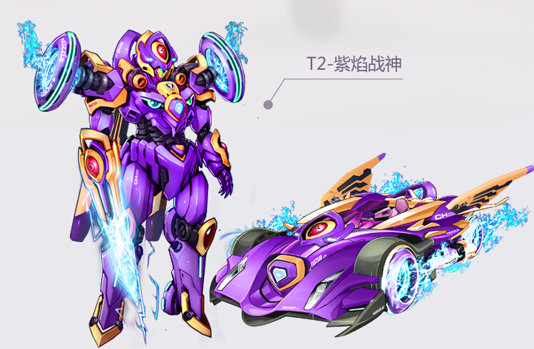 QQ飞车T2暗影刺客和T2紫焰战神新机甲属性介绍