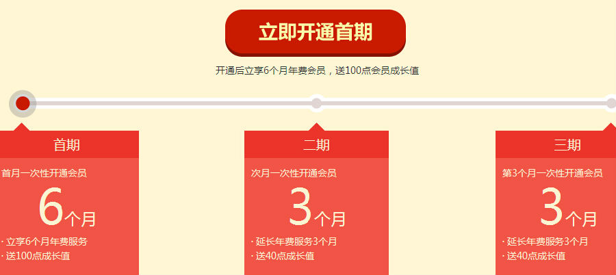 QQ会员分期开年费 开通6个月轻松享年费会员特权