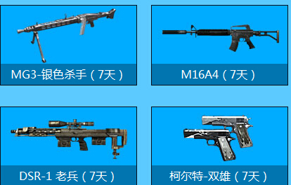 CFer军火基地7月第四期活动 签到送MG3翔龙等网址