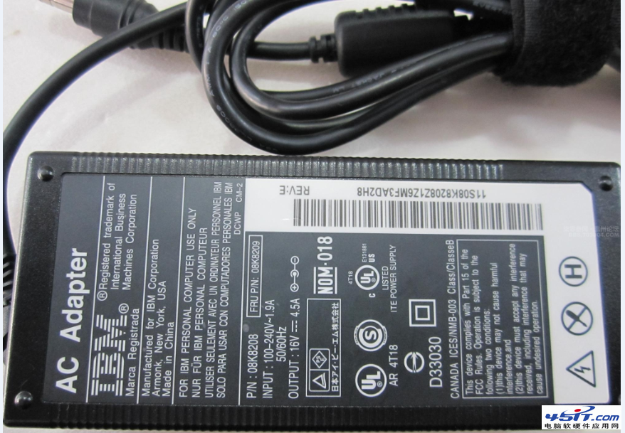 ThinkPad电源适配器性能参数介绍ThinkPad电源适配器性能参数介绍 arpun.com