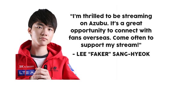 LOL Faker直播地址 韩国SKT1选手被正式允许直播