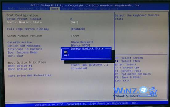 win7ϵͳ���ÿ���Ĭ�Ͽ���С���̵�����������NumLock����ΪON