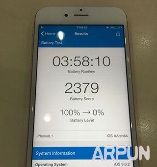 iphone6s续航能力实测,6s用电测试