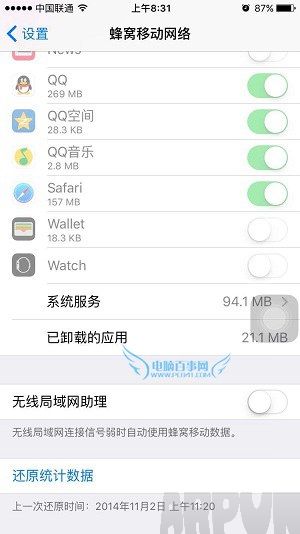 iOS9.1怎么关闭WiFi助理iOS9.1怎么关闭WiFi助理 iPhone6s关闭Wi-Fi助理方法