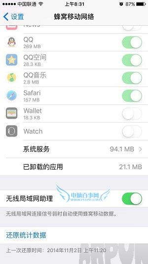 iOS9.1怎么关闭WiFi助理iOS9.1怎么关闭WiFi助理 iPhone6s关闭Wi-Fi助理方法
