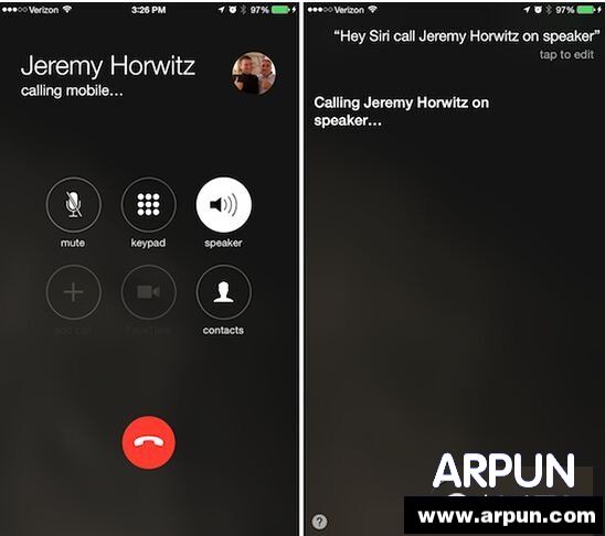 iOS8.3测试版新功能:“嘿Siri”可拨打免提电话iOS8.3测试版新功能:“嘿Siri”可拨打免提电话