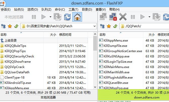 FlashFXP v5.1.0.3820 ��ɫ�ر��
