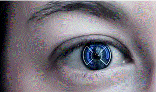 眨个眼,隐形眼镜就能望远