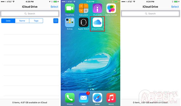 升级iOS9后教你在主屏中添加iCloud Drive图标升级iOS9后教你在主屏中添加iCloud Drive图标 arpun.com