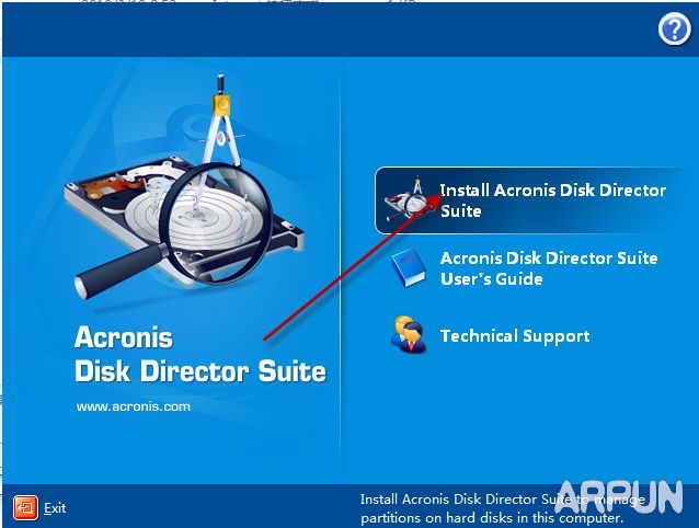 硬盘分区王Acronis Disk Director Suite安装汉化注册教程