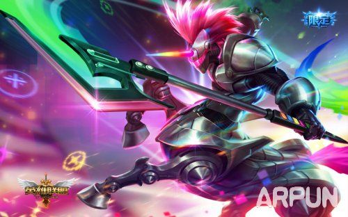 LOL四周年狂欢盛典活动 购买门票送电玩勇者锐雯+电玩战魂赫卡里姆皮肤