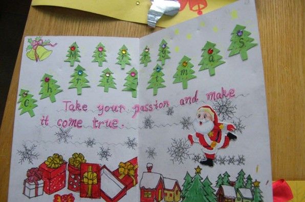 手工制作圣诞节贺卡图片大全2016