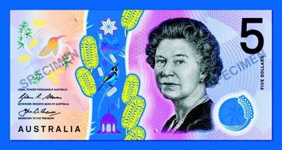 新版5澳元纸币遭吐槽 被指像“呕吐物”
