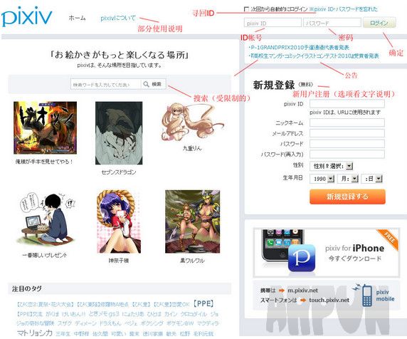 p站是什么网站,Pixiv是新兴的日本同人画、插画作品分享站点