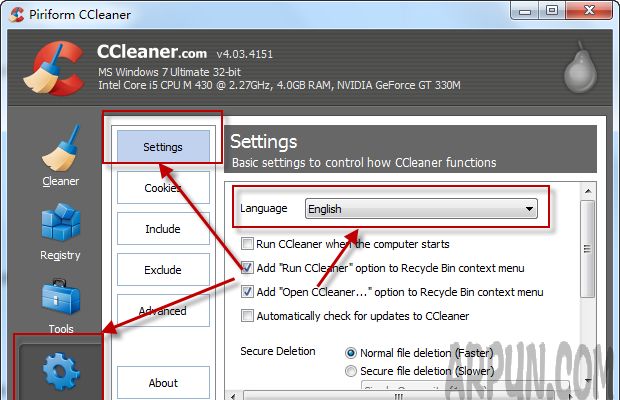 ��ǿ���õ�ϵͳ������������CCleaner