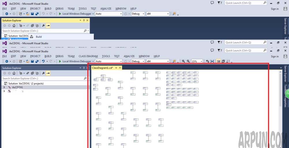 VS2013怎么查看项目的Class Diagram类图?