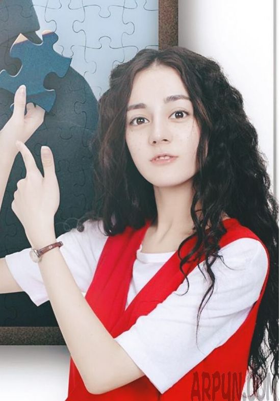 漂亮的李慧珍迪丽热巴泡面头图片欣赏 迪丽热巴泡面头发教程