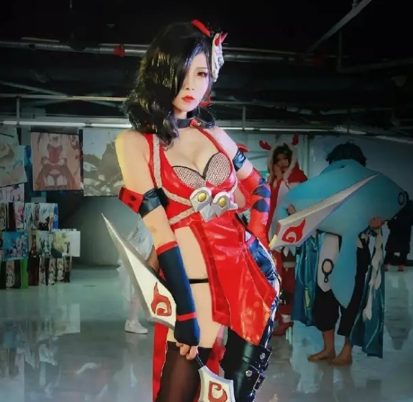 王者荣耀妩媚御姐cos,不是你记忆中的荆轲!!