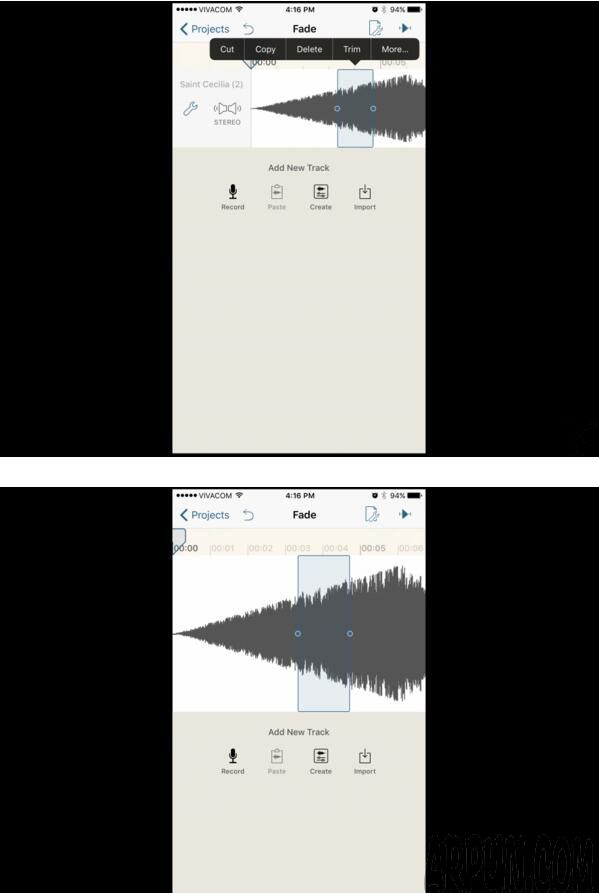 如何利用iPhone编辑一首歌曲iPhone也是编辑音乐工具哦!编一个试试