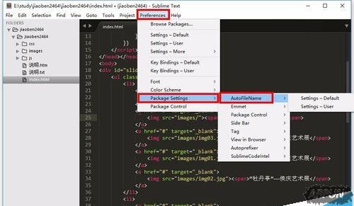 sublime text 3�ļ�·��û����ʾ��ô����