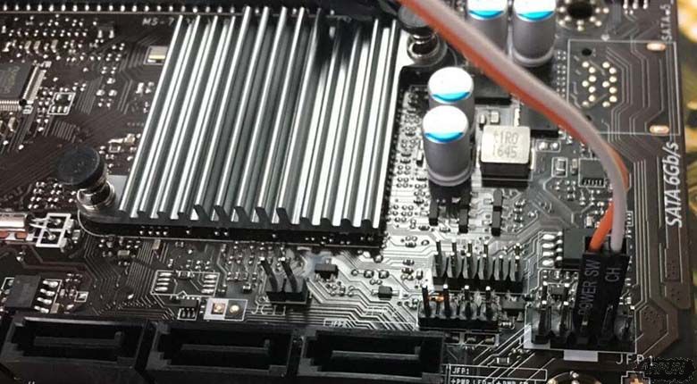 微星H110M PRO VD主板机箱开关跳线接法教程