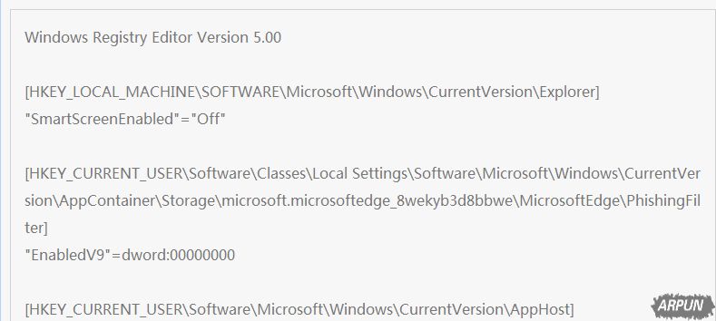 Win10�����߸�����ιر�SmartScreenɸѡ��