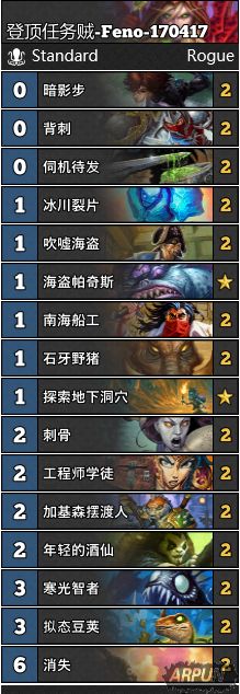 炉石传说新版本 Feno重返天梯新版登顶任务贼卡组