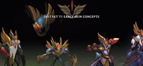 SKT冠军皮肤偷跑版曝光 Faker竟然还是选择了她