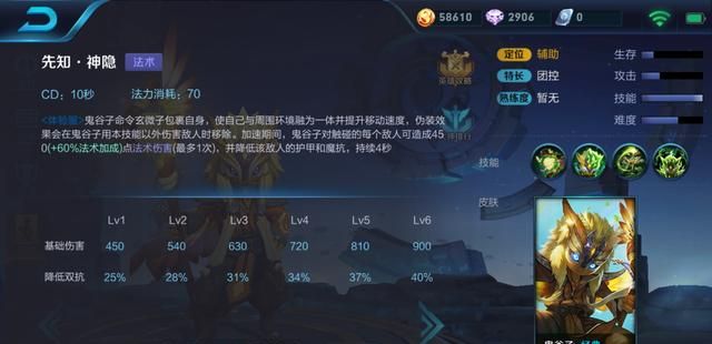 王者荣耀鬼谷子29号上线,技能出装铭文抢先看