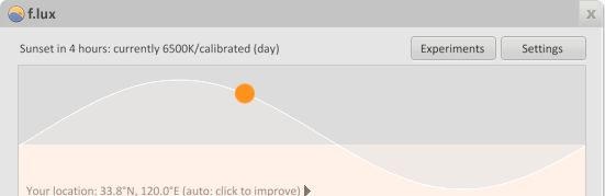 ��α����۾����۾�������������f.lux������ͼ