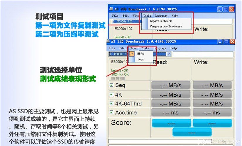 ��ô����Ӳ�̵����ܣ��������ο�����SSD���Խ����ô����Ӳ�̲��Խ��ͼ��