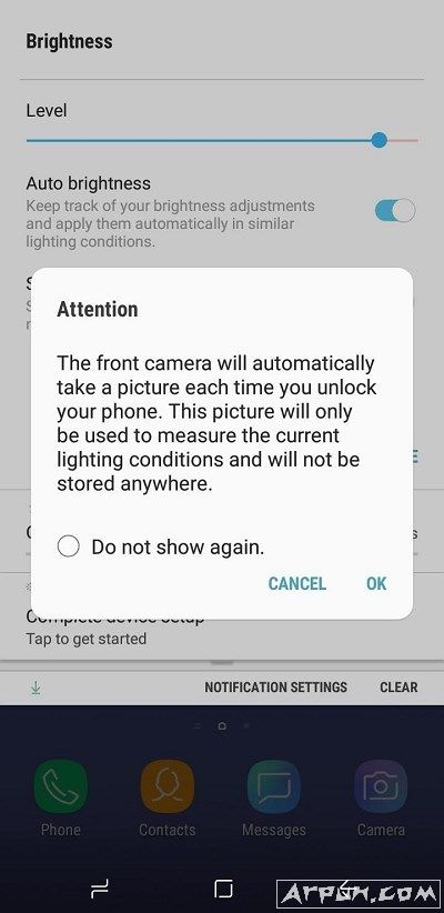 ����Galaxy J8�Զ�������Ļ����