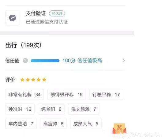 怎么提高顺风车的信任值