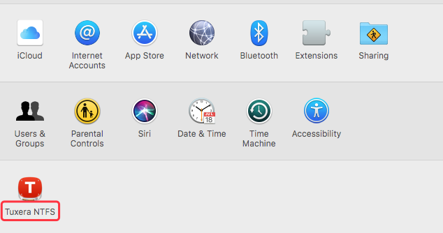 �����ȷ��װ���ѹ���Tuxera NTFS for Mac 2018������