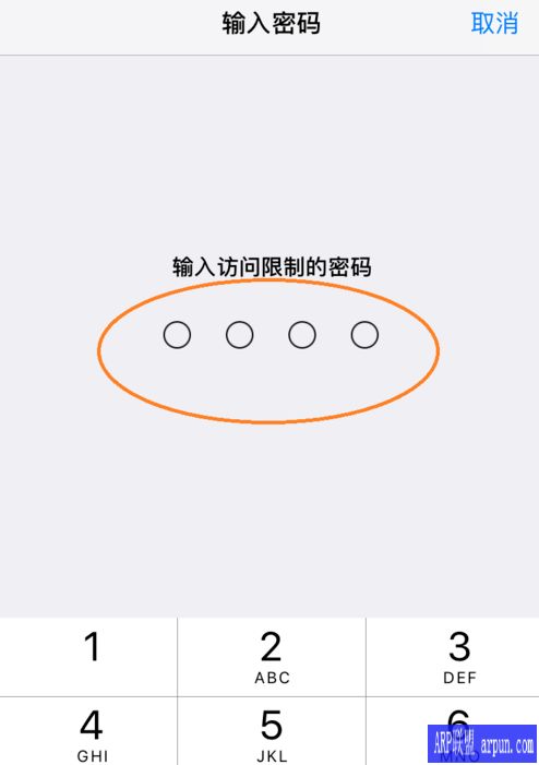 开启iPhone手机访问限制功能的具体操作
