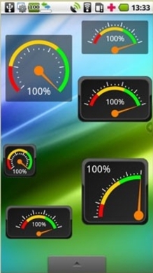 时速表电量显示