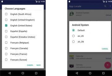 语言切换 App Locale