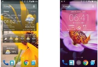 ������ʱ�Ӳ��� Weather & Clock Widget