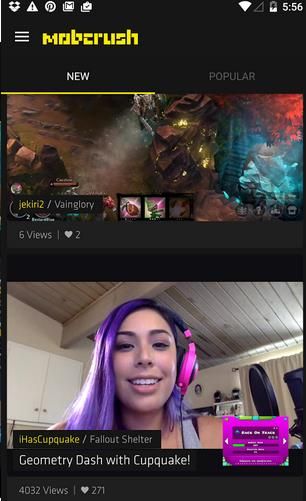 Mobcrush手机版改版