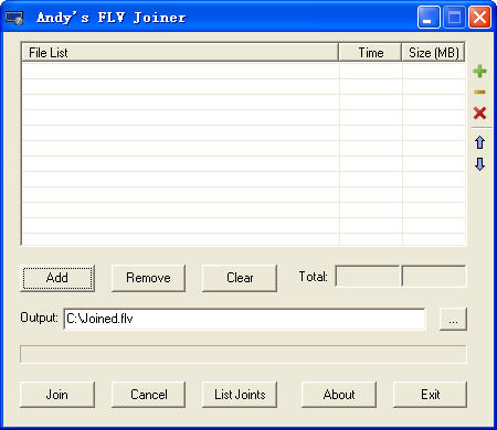 Flash视频文件合并器V0.3