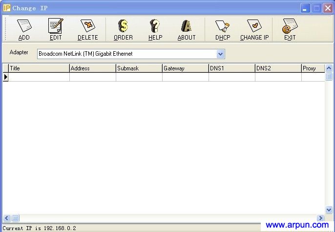 ChangeIP(网络IP更换工具绿色特别版)V1.2.0