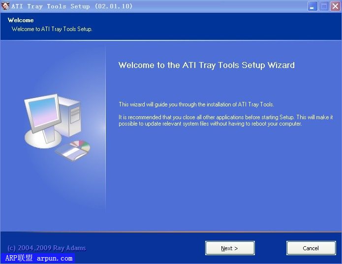 ATI �Կ���Ӳ���������ù���ATI Tray Tools 1.6.9.1472 Beta